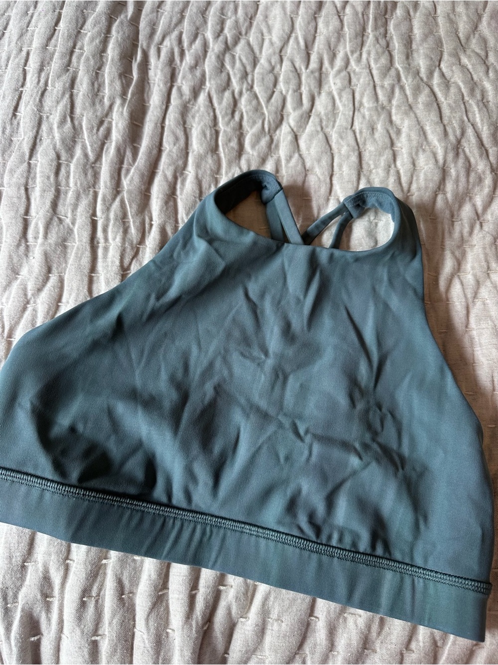 lululemon athletica High-Neck Sports Bra - Slate Blue